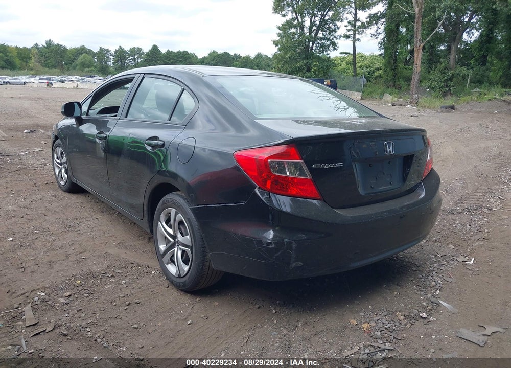 2012 HONDA CIVIC LX VIN: 2HGFB2F58CH594356