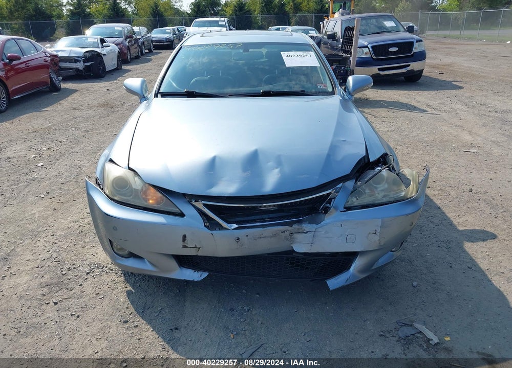 2009 LEXUS IS 250 VIN: JTHCK262592030252