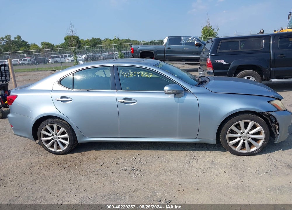 2009 LEXUS IS 250 VIN: JTHCK262592030252