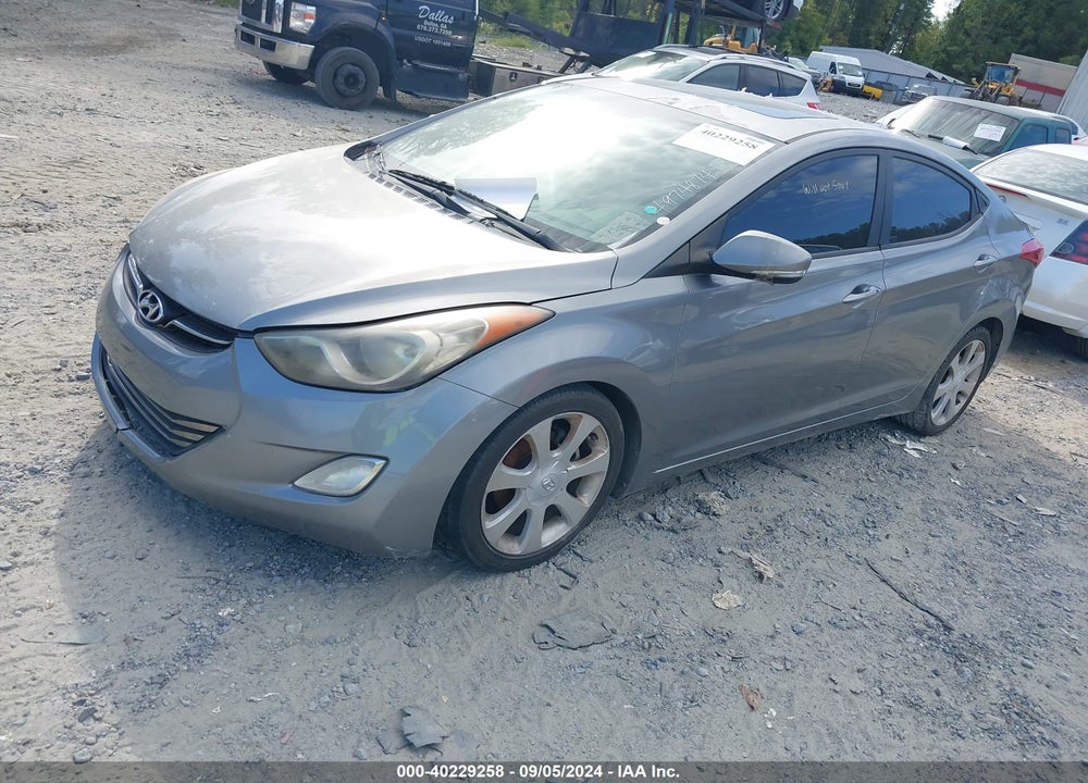 2011 HYUNDAI ELANTRA LIMITED (ULSAN PLANT) VIN: KMHDH4AEXBU108922