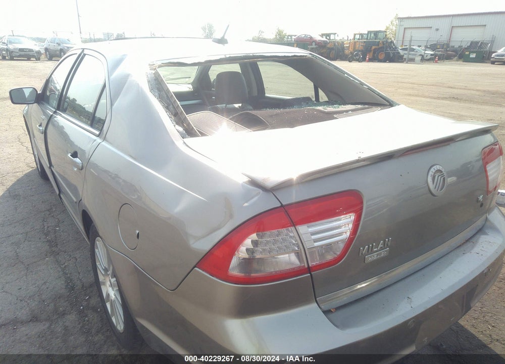 2009 MERCURY MILAN V6 PREMIER VIN: 3MEHM08119R628536
