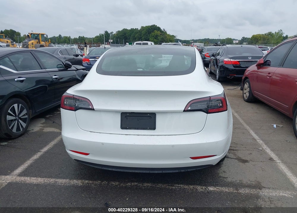 2022 TESLA MODEL 3 LONG RANGE DUAL MOTOR ALL-WHEEL DRIVE VIN: 5YJ3E1EB5NF339229