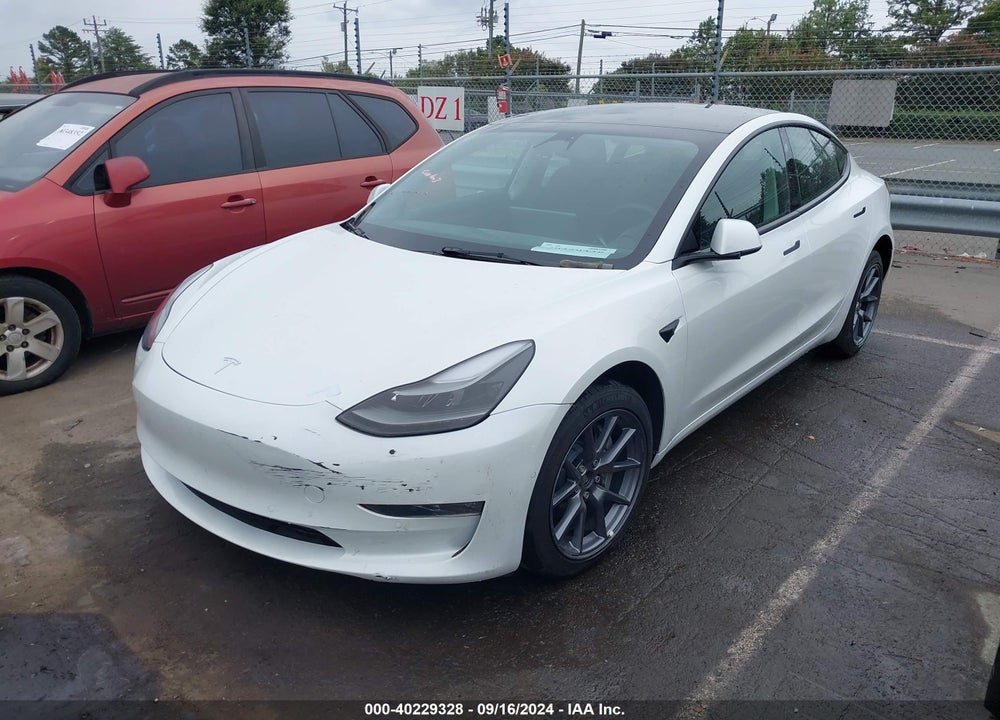 2022 TESLA MODEL 3 LONG RANGE DUAL MOTOR ALL-WHEEL DRIVE VIN: 5YJ3E1EB5NF339229