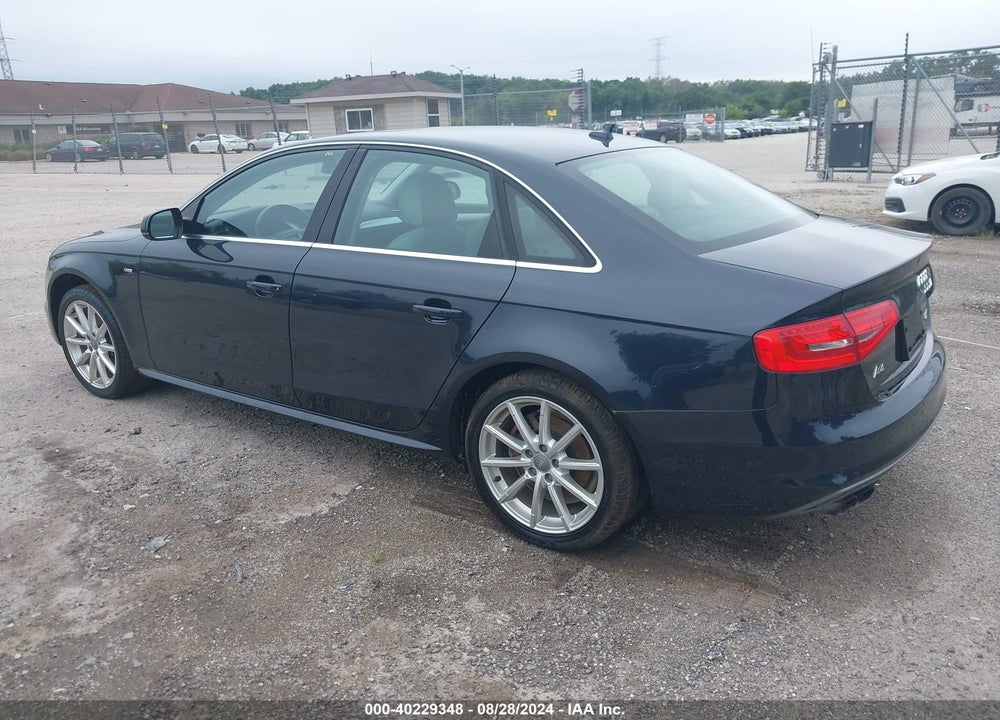 2014 AUDI A4 2.0T PREMIUM VIN: WAUFFAFL9EA058896