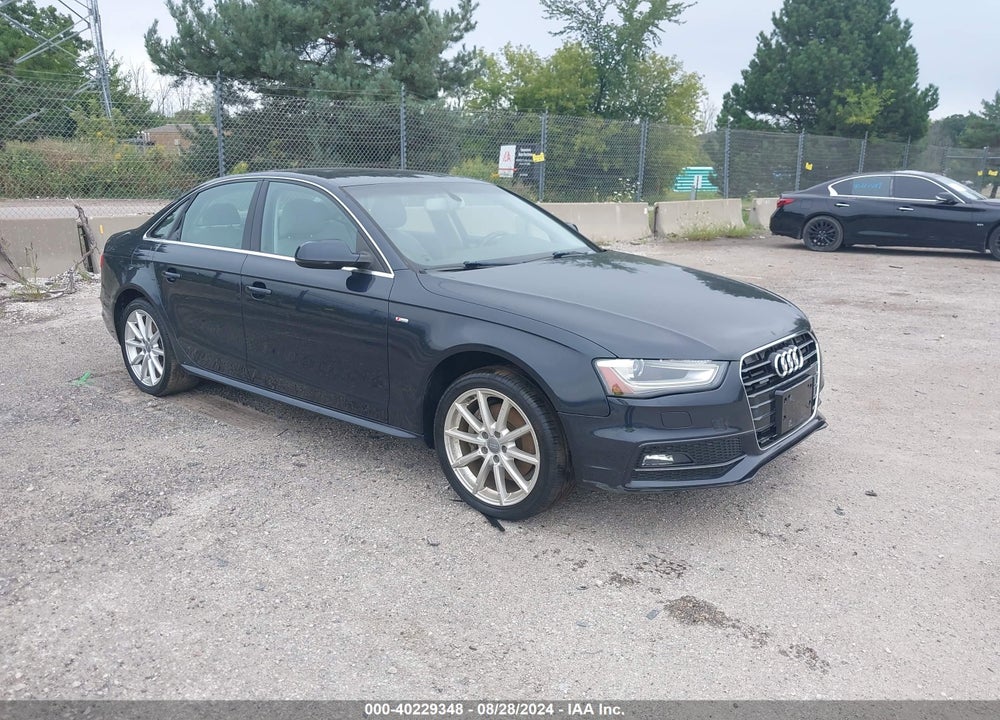 2014 AUDI A4 2.0T PREMIUM VIN: WAUFFAFL9EA058896