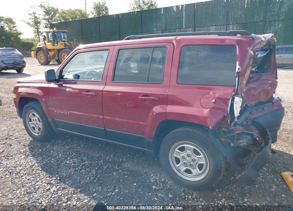 2016 JEEP PATRIOT SPORT VIN: 1C4NJPBA7GD669824