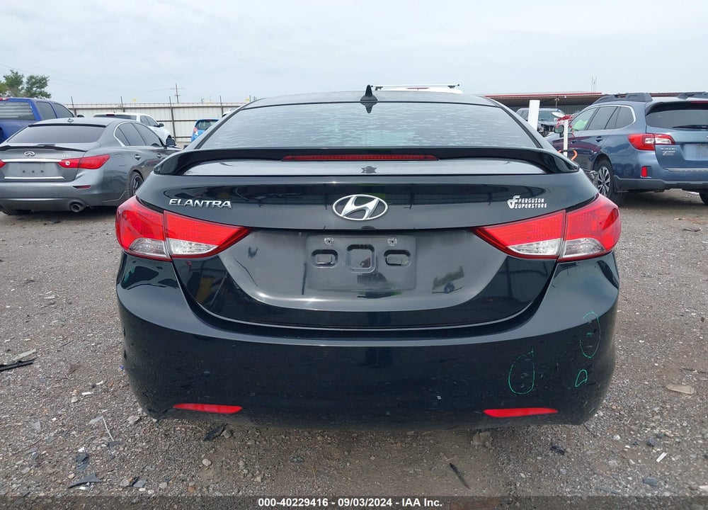 2013 HYUNDAI ELANTRA GLS VIN: 5NPDH4AE9DH441632