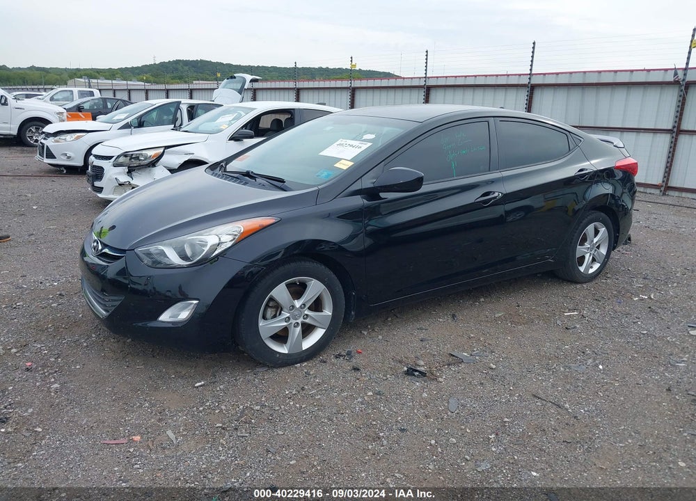 2013 HYUNDAI ELANTRA GLS VIN: 5NPDH4AE9DH441632