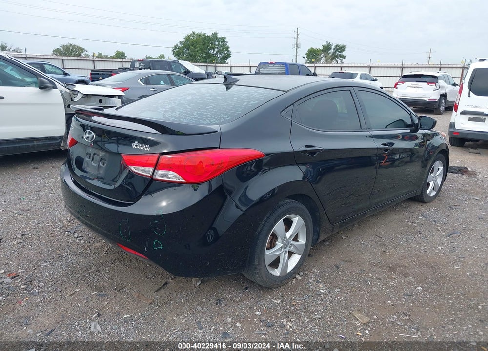 2013 HYUNDAI ELANTRA GLS VIN: 5NPDH4AE9DH441632