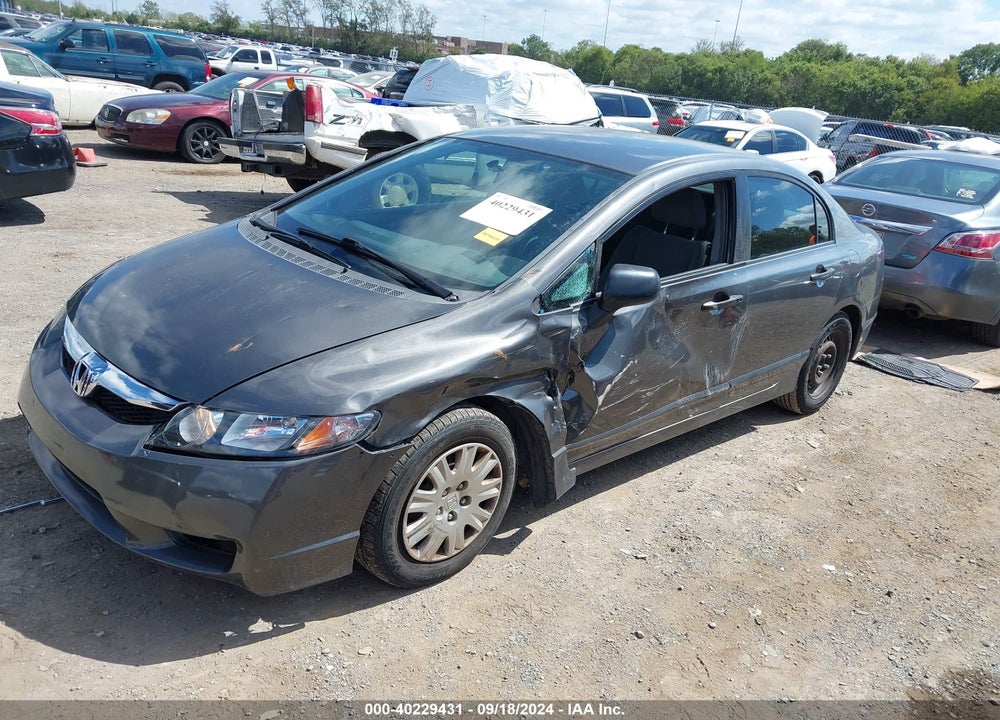 2010 HONDA CIVIC VP VIN: 19XFA1F37AE041734