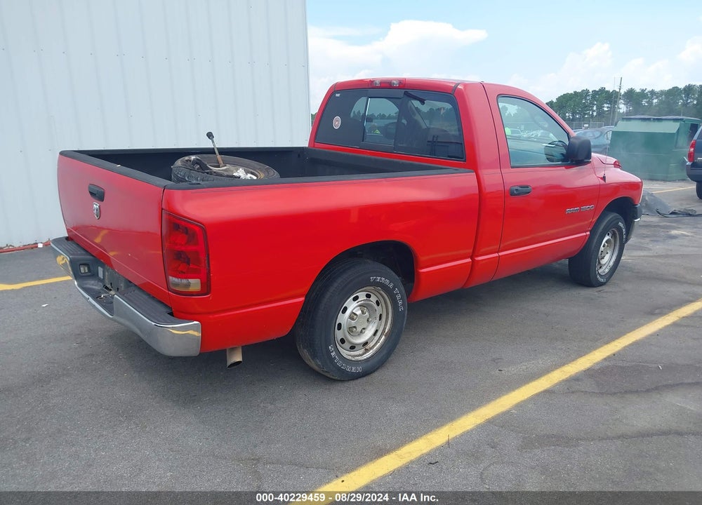 2005 DODGE RAM 1500 ST VIN: 1D7HA16N55J642634