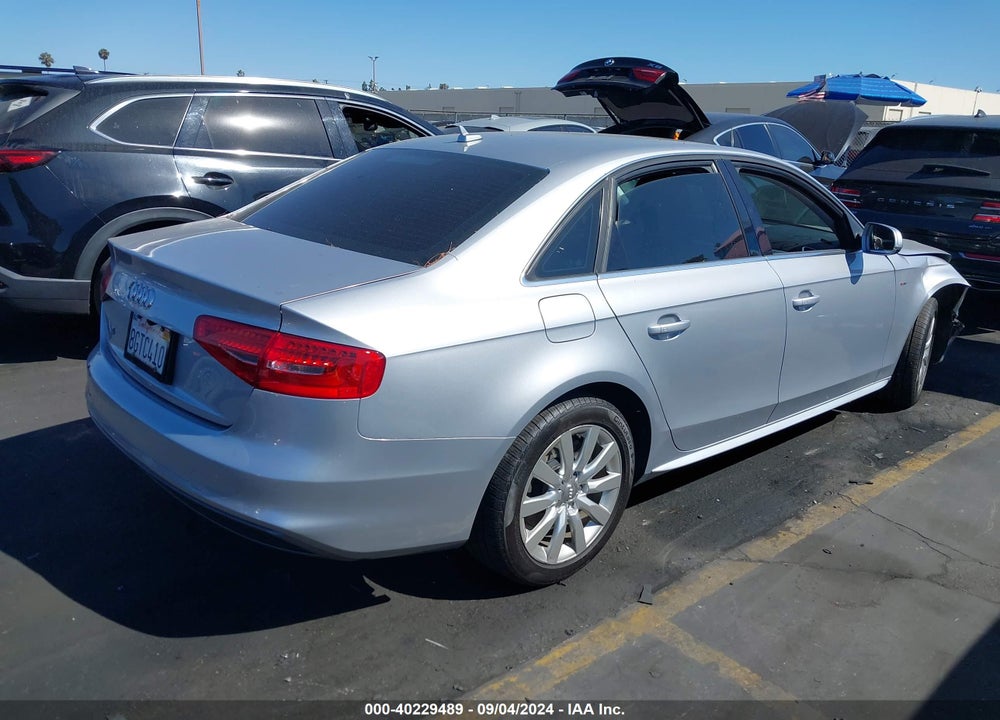 2015 AUDI A4 2.0T PREMIUM VIN: WAUAFAFL6FN030879