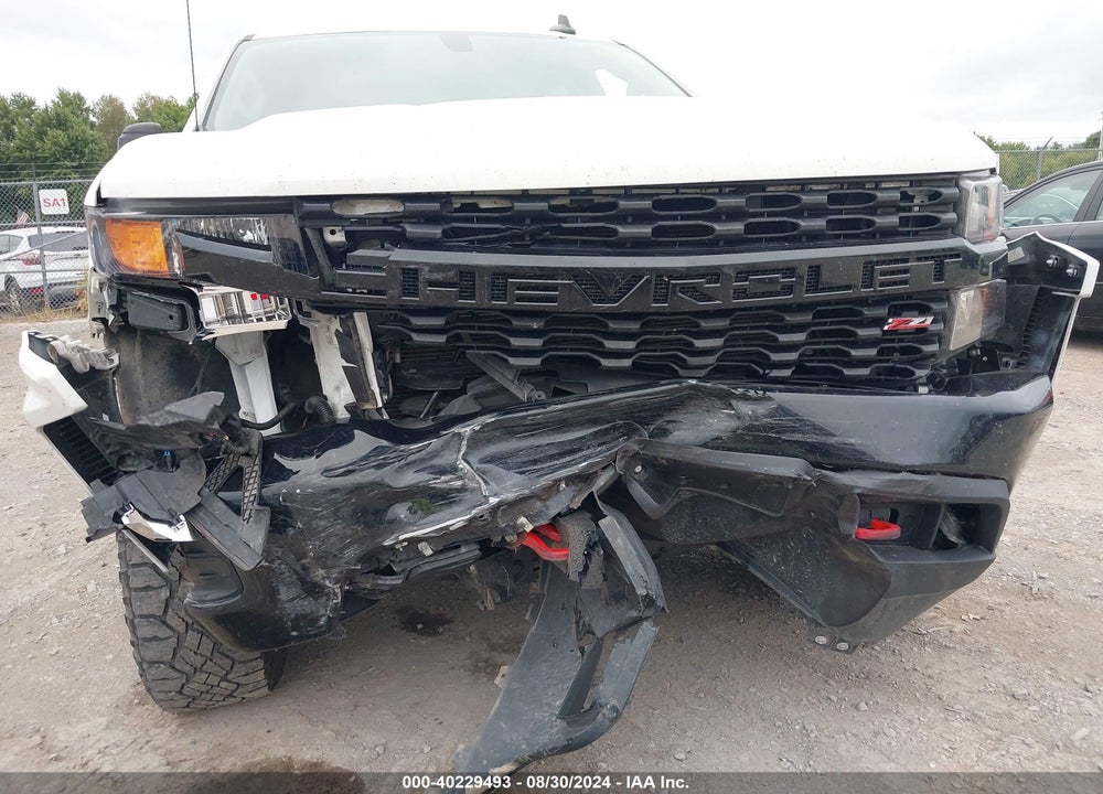 2021 CHEVROLET SILVERADO 1500 4WD SHORT BED CUSTOM TRAIL BOSS VIN: 1GCPYCEF4MZ438849