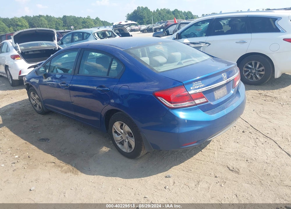 2015 HONDA CIVIC LX VIN: 19XFB2F55FE044420