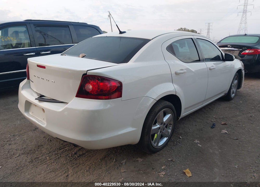 2011 DODGE AVENGER LUX VIN: 1B3BD2FB1BN501892