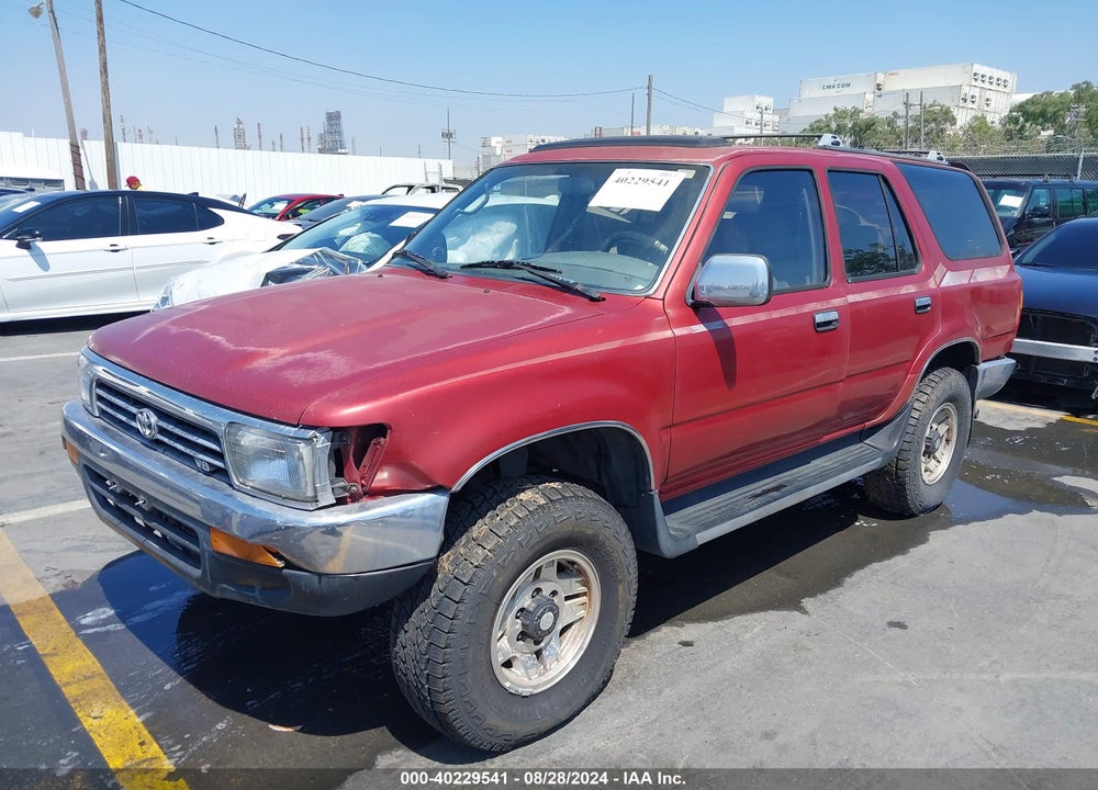 1993 TOYOTA 4RUNNER VN29 SR5 VIN: JT3VN29V4P0016377