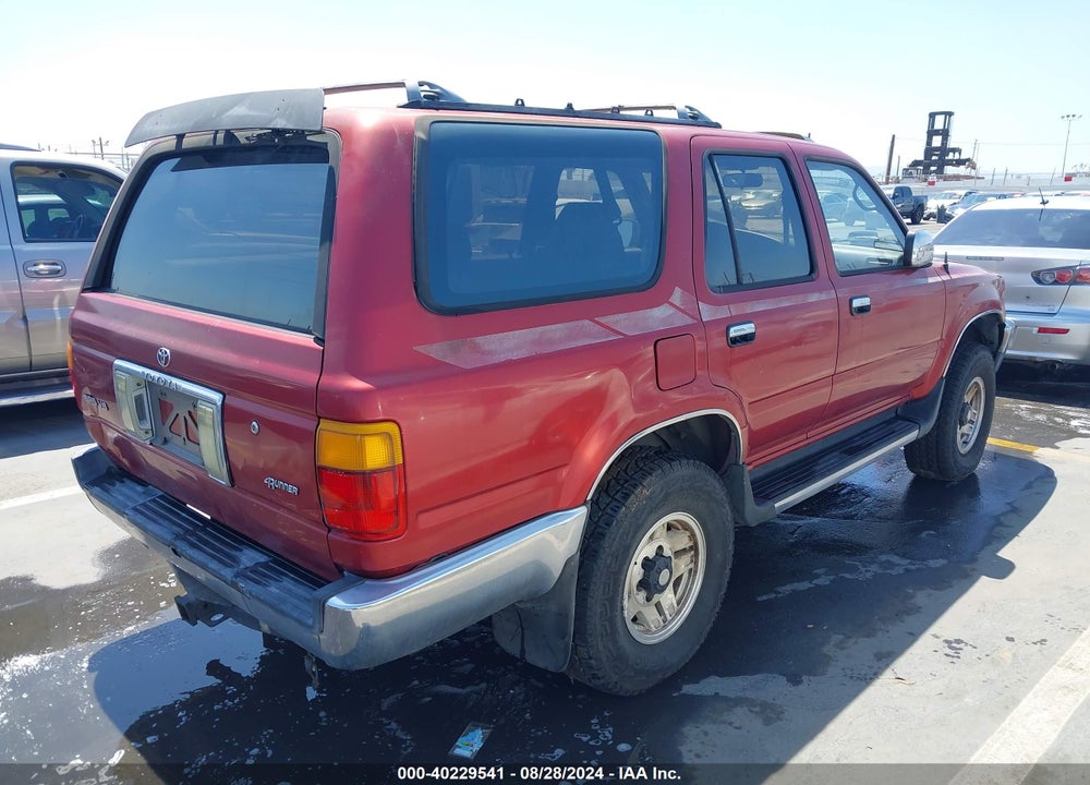 1993 TOYOTA 4RUNNER VN29 SR5 VIN: JT3VN29V4P0016377