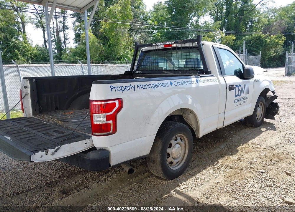 2018 FORD F-150 VIN: 1FTMF1CB8JFB19092