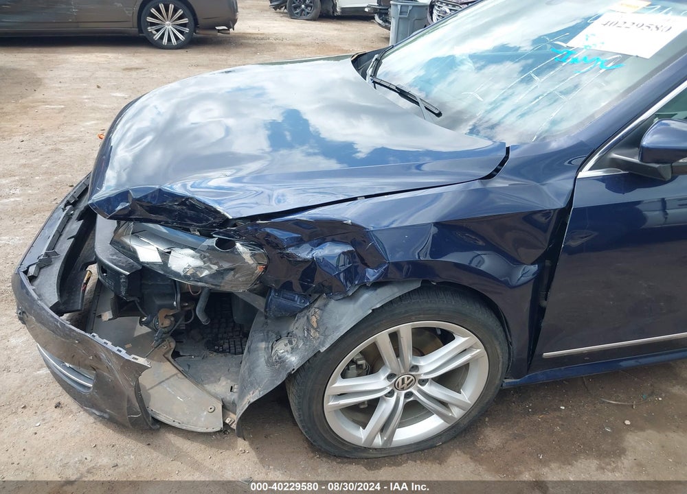 2012 VOLKSWAGEN PASSAT 2.0L TDI SEL PREMIUM VIN: 1VWCN7A38CC007102