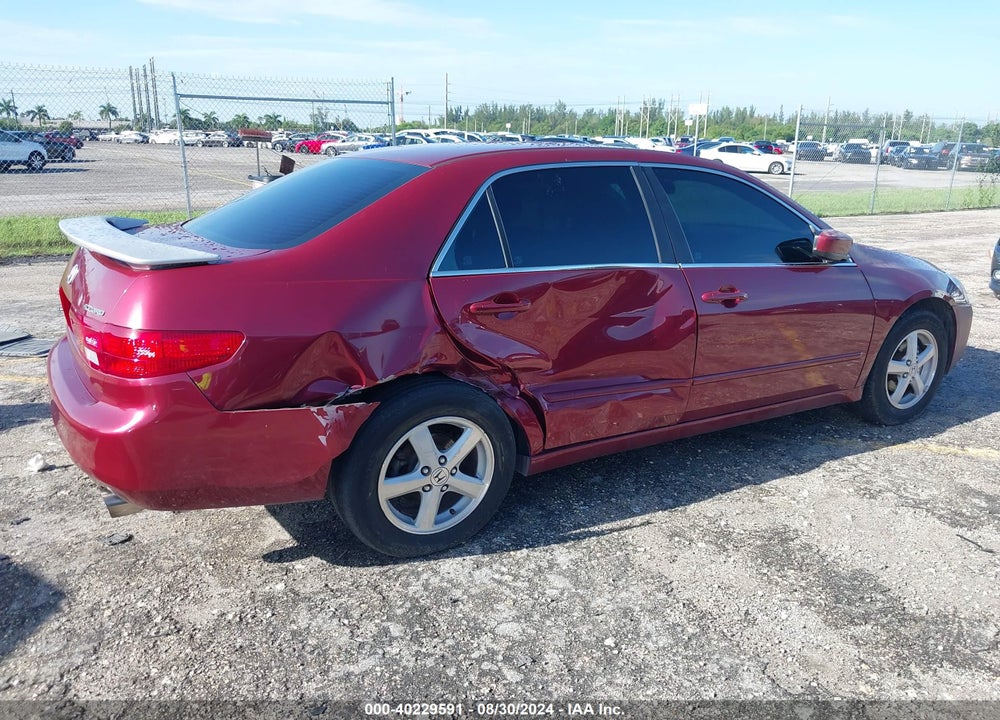 2005 HONDA ACCORD 2.4 EX VIN: 1HGCM56705A131239