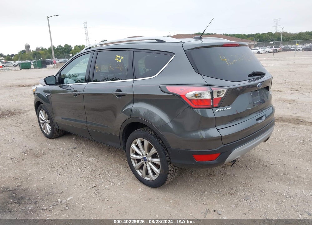 2017 FORD ESCAPE TITANIUM VIN: 1FMCU9J93HUB57685