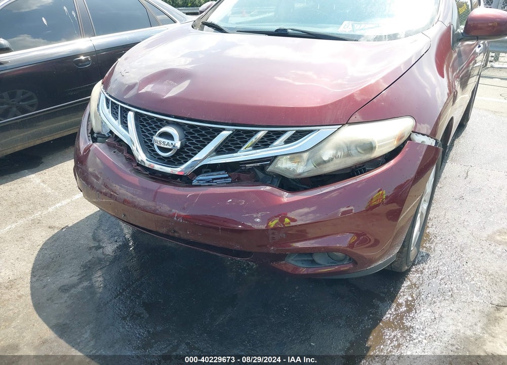 2012 NISSAN MURANO SL VIN: JN8AZ1MWXCW221335