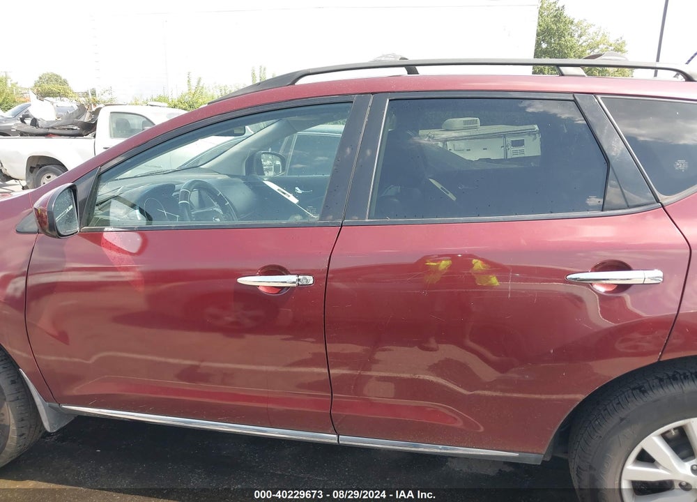 2012 NISSAN MURANO SL VIN: JN8AZ1MWXCW221335