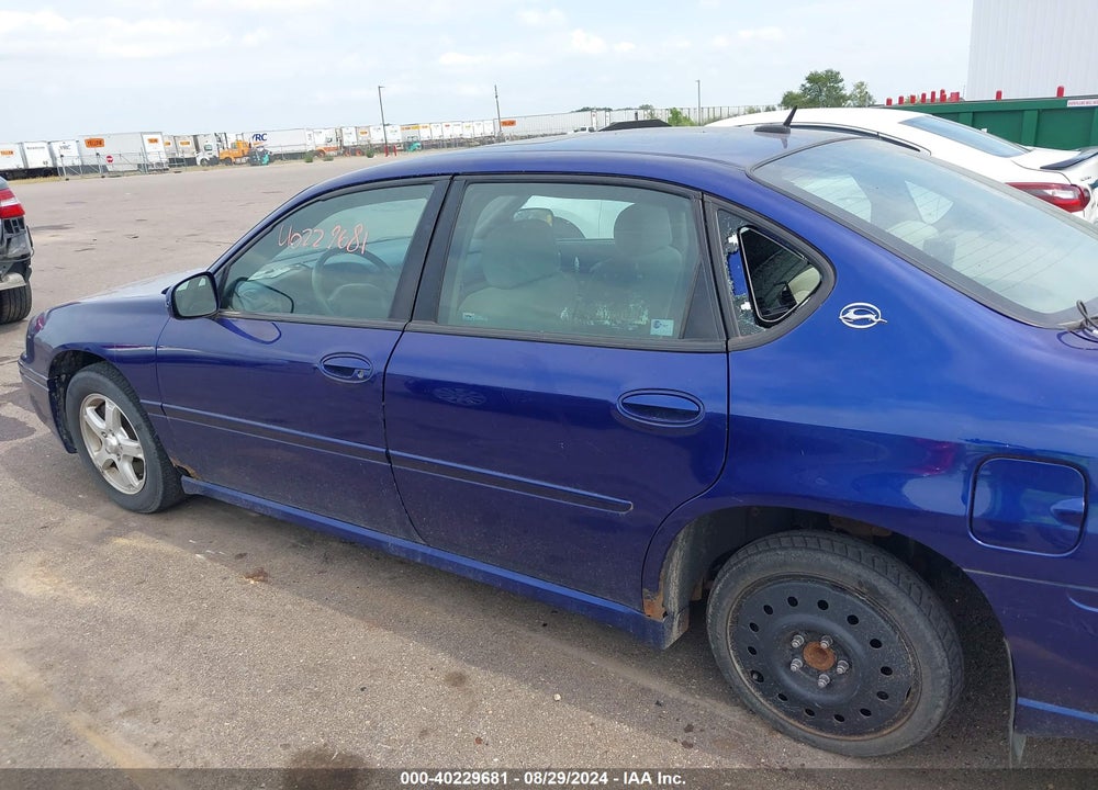 2005 CHEVROLET IMPALA LS VIN: 2G1WH52K959153352
