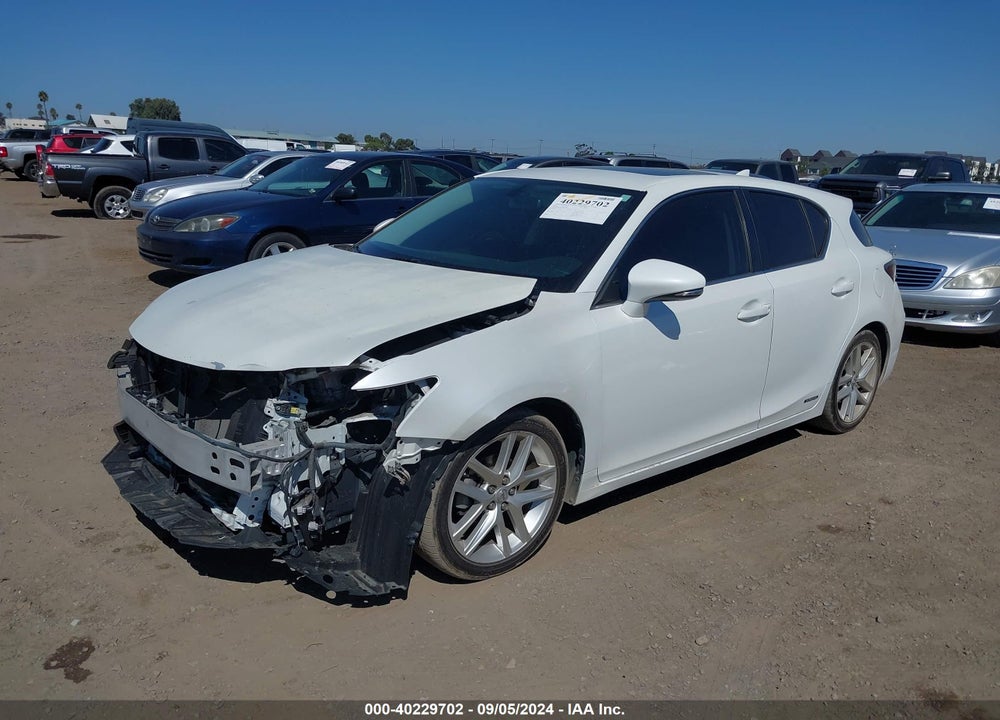 2014 LEXUS CT 200H VIN: JTHKD5BH2E2196658