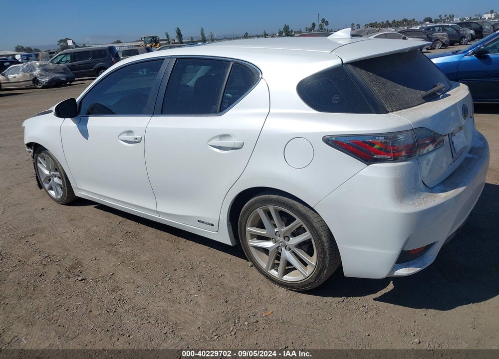 2014 LEXUS CT 200H VIN: JTHKD5BH2E2196658