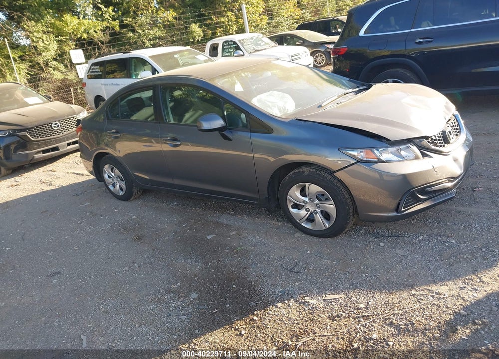 2013 HONDA CIVIC LX VIN: 19XFB2F51DE052964