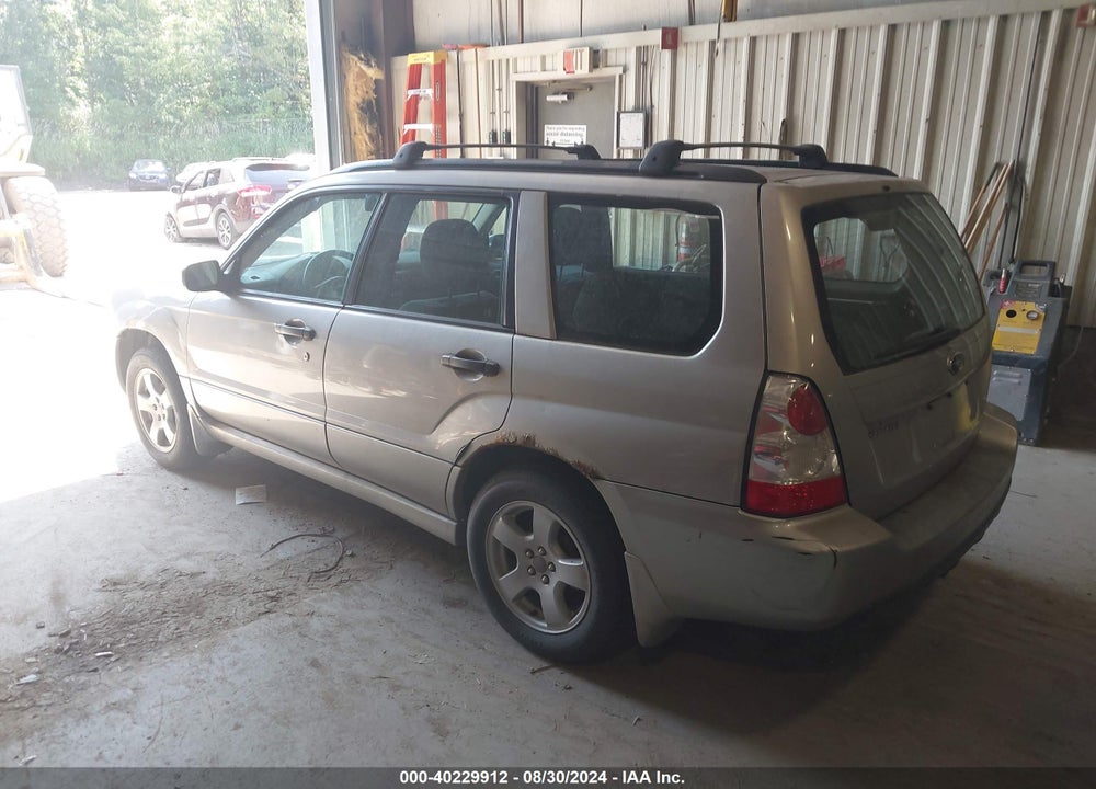 2007 SUBARU FORESTER 2.5X VIN: JF1SG63697G719018