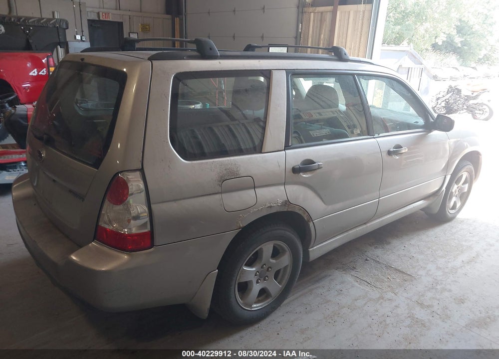 2007 SUBARU FORESTER 2.5X VIN: JF1SG63697G719018