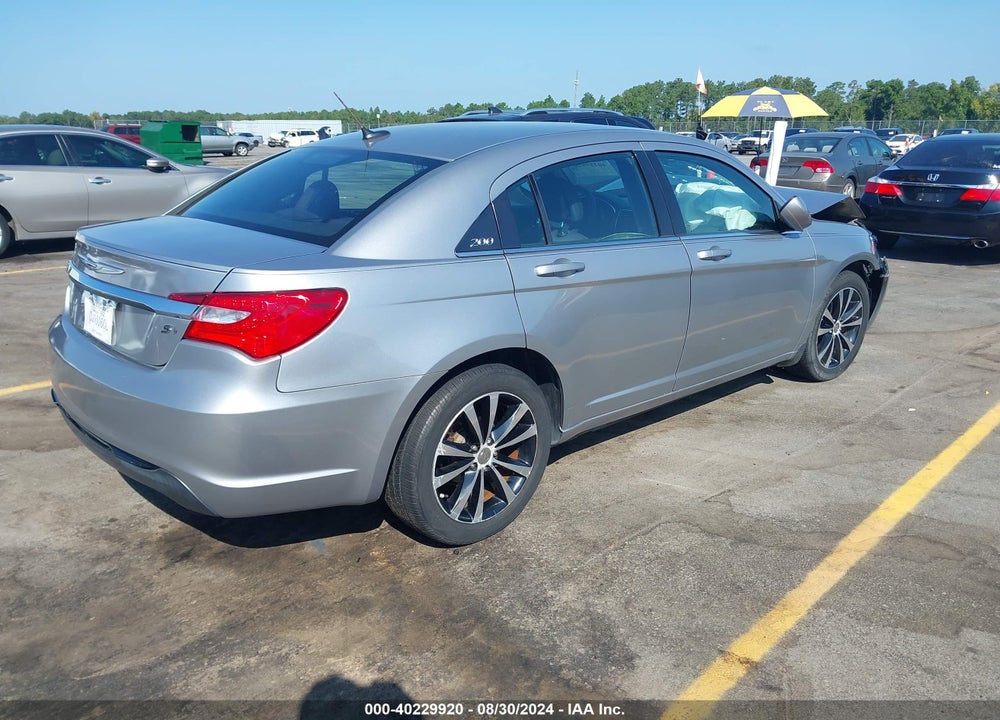 2013 CHRYSLER 200 TOURING VIN: 1C3CCBBB2DN542213