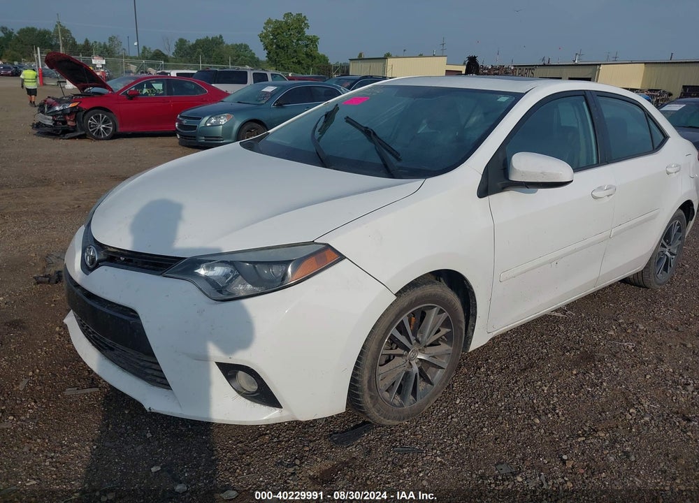 2016 TOYOTA COROLLA LE PREMIUM VIN: 5YFBURHE2GP556120