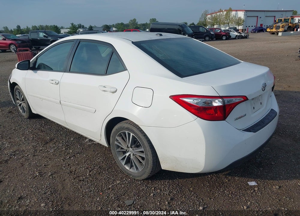 2016 TOYOTA COROLLA LE PREMIUM VIN: 5YFBURHE2GP556120