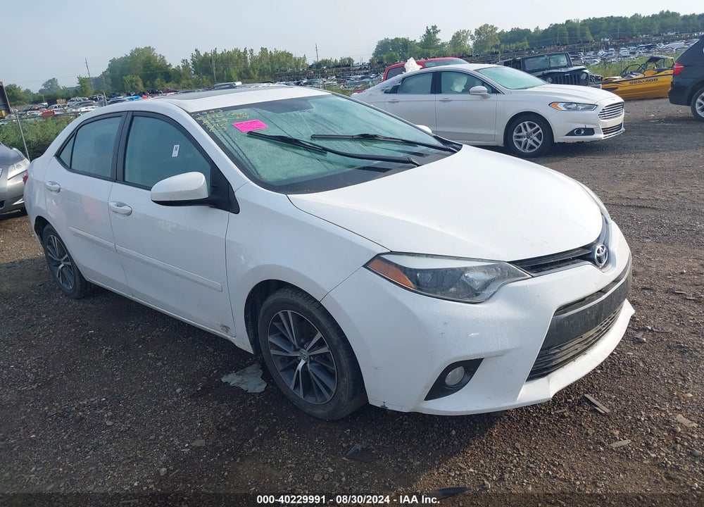 2016 TOYOTA COROLLA LE PREMIUM VIN: 5YFBURHE2GP556120
