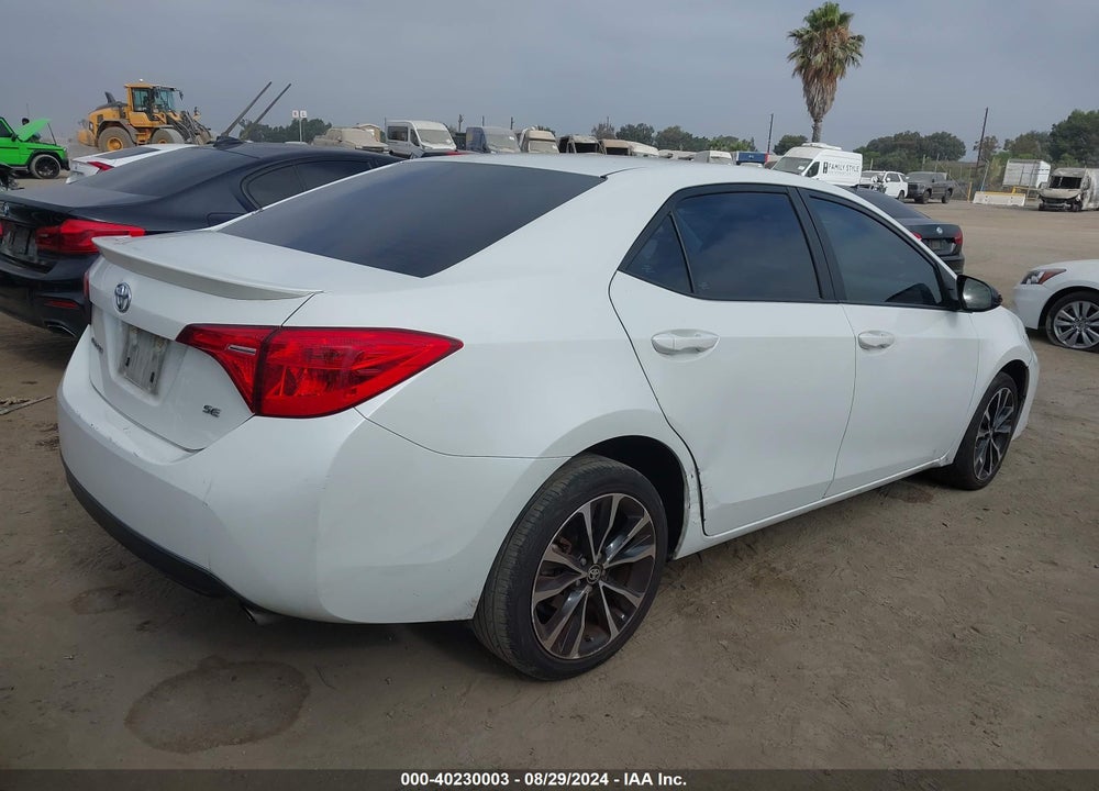 2018 TOYOTA COROLLA SE VIN: 5YFBURHE0JP780123