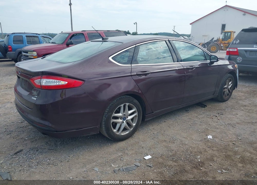 2013 FORD FUSION SE VIN: 3FA6P0HR6DR263193