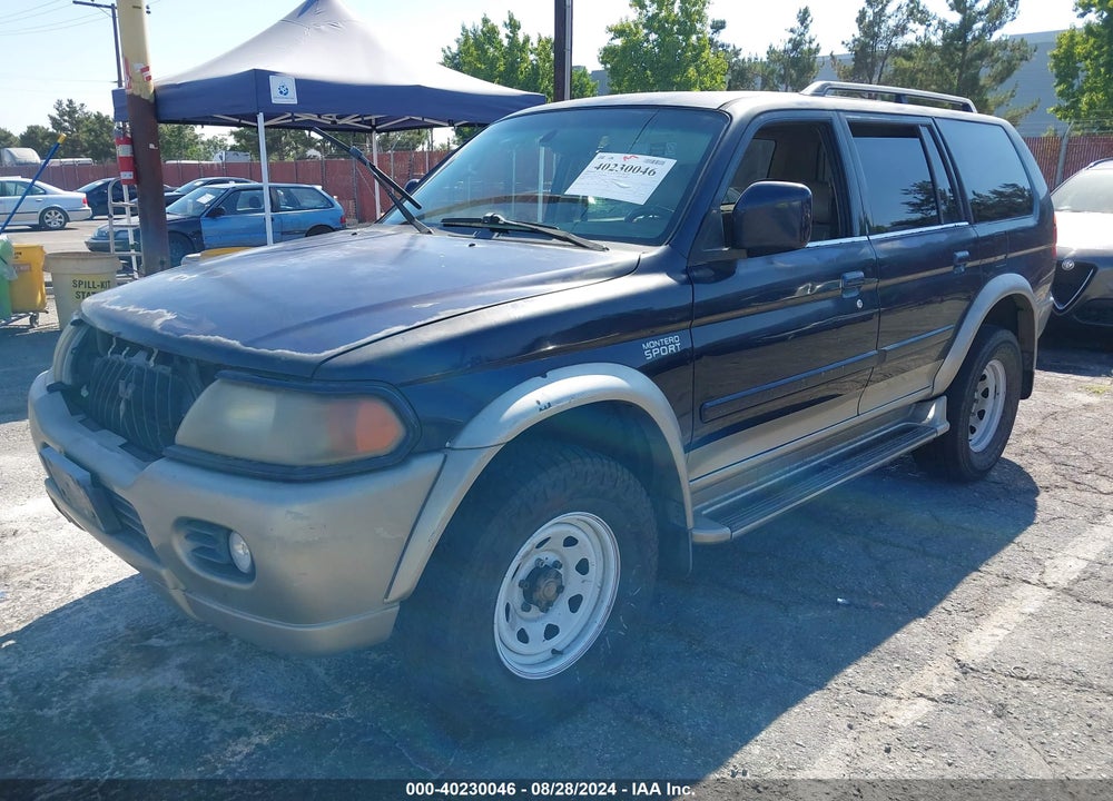 2002 MITSUBISHI MONTERO SPORT LTD VIN: JA4LS41R12J025573