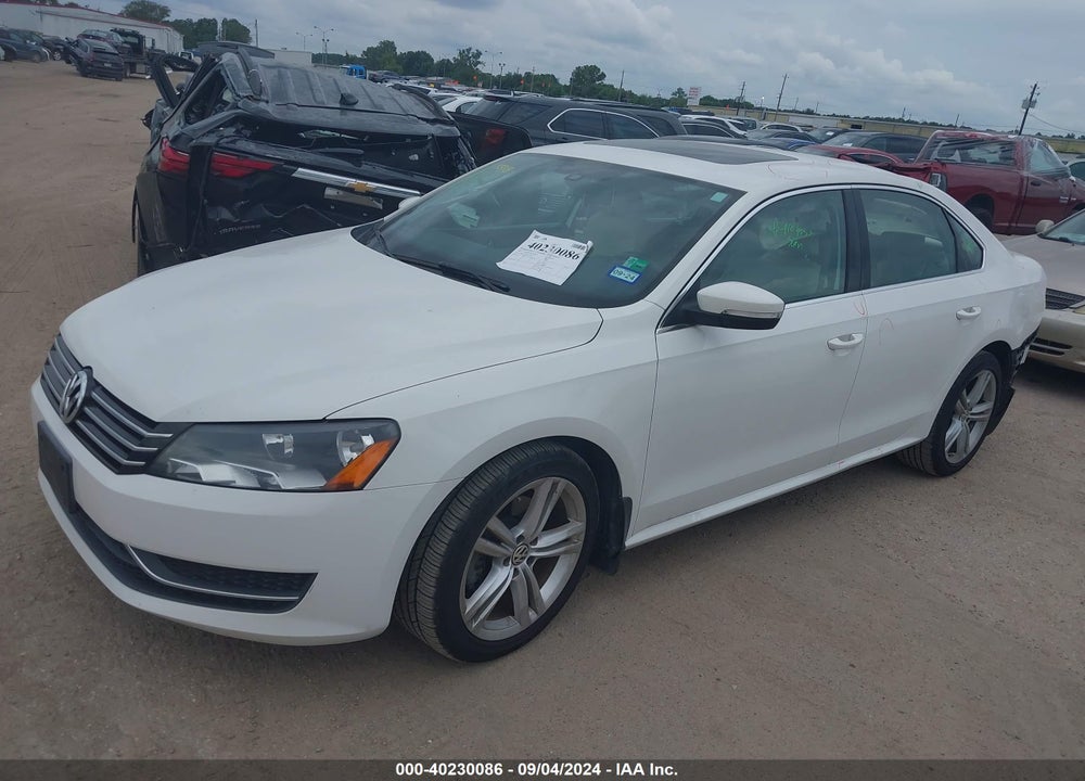 2014 VOLKSWAGEN PASSAT 1.8T SE VIN: 1VWBT7A38EC058135