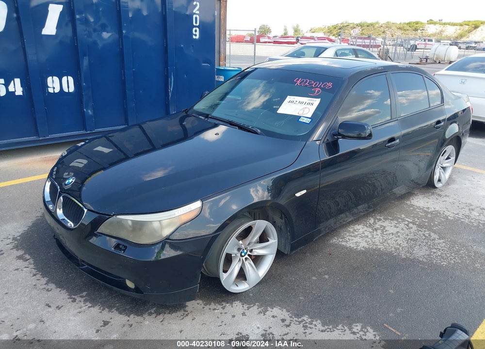 2006 BMW 525I VIN: WBANE53506CK82916