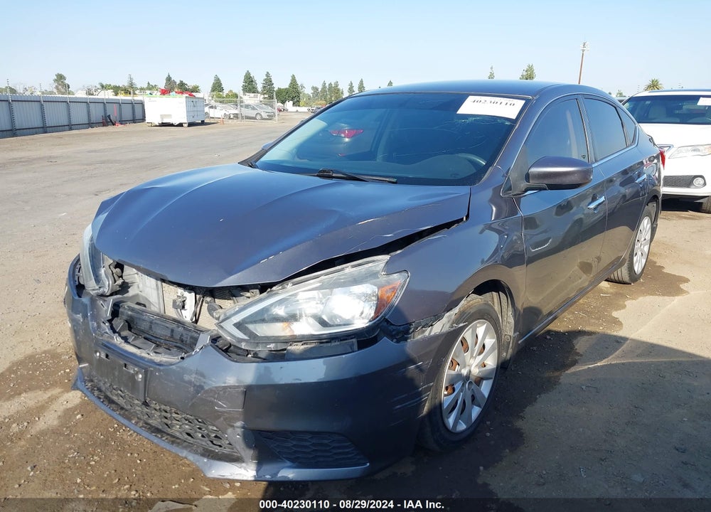 2017 NISSAN SENTRA SV VIN: 3N1AB7APXHL662060