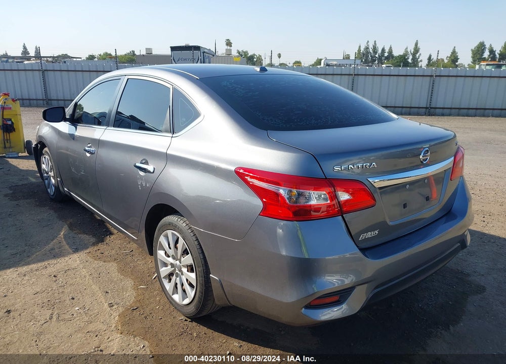 2017 NISSAN SENTRA SV VIN: 3N1AB7APXHL662060
