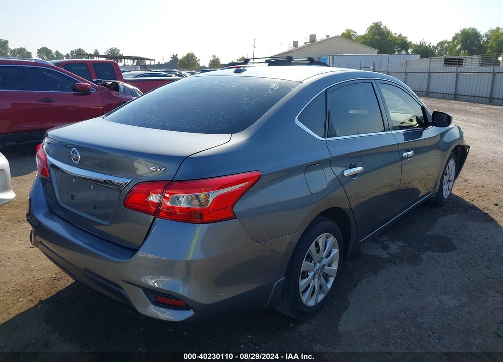 2017 NISSAN SENTRA SV VIN: 3N1AB7APXHL662060