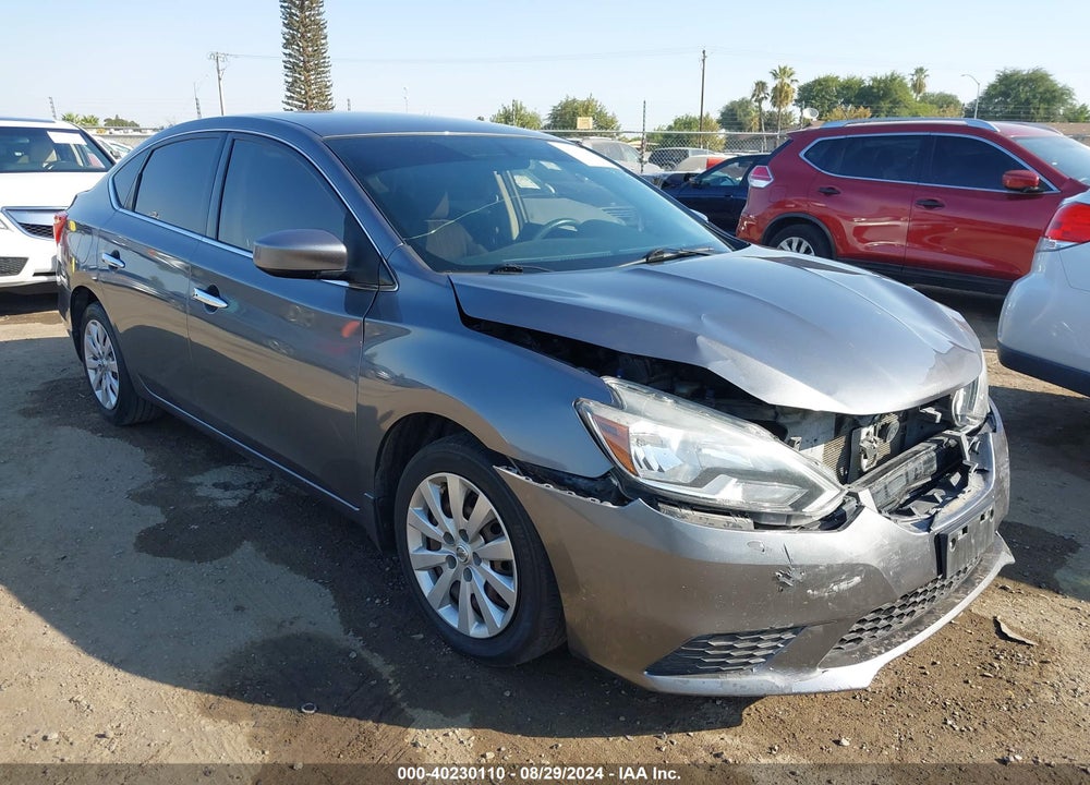 2017 NISSAN SENTRA SV VIN: 3N1AB7APXHL662060