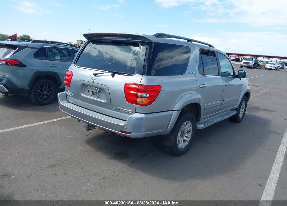 2004 TOYOTA SEQUOIA LIMITED V8 VIN: 5TDBT48A74S223546