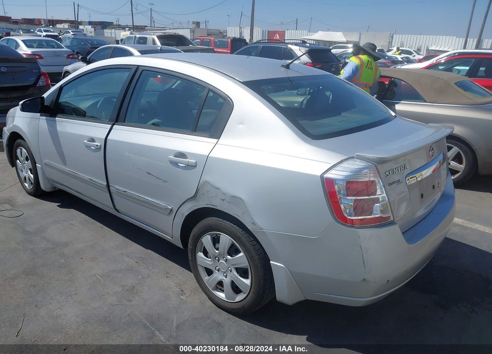 2012 NISSAN SENTRA 2.0 S VIN: 3N1AB6APXCL781696