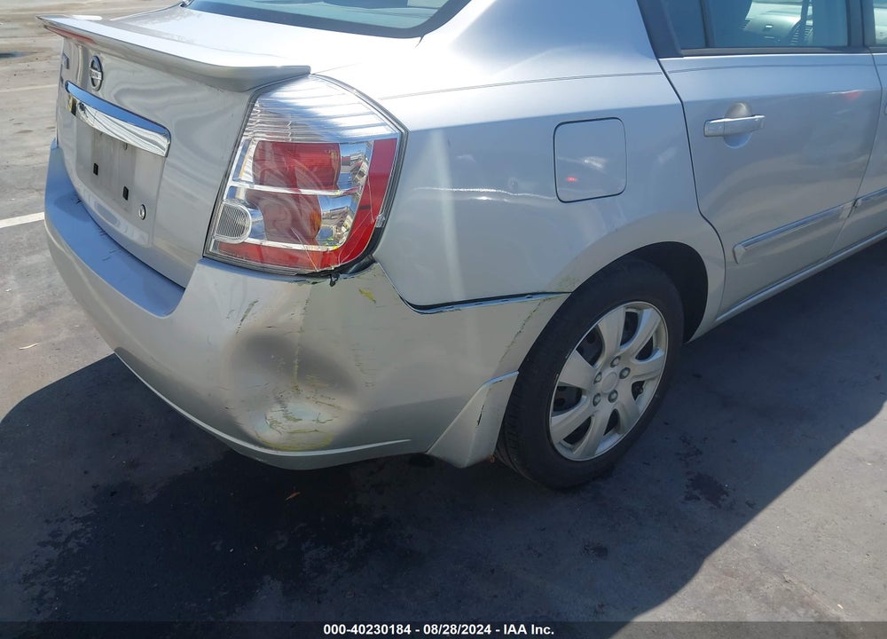 2012 NISSAN SENTRA 2.0 S VIN: 3N1AB6APXCL781696
