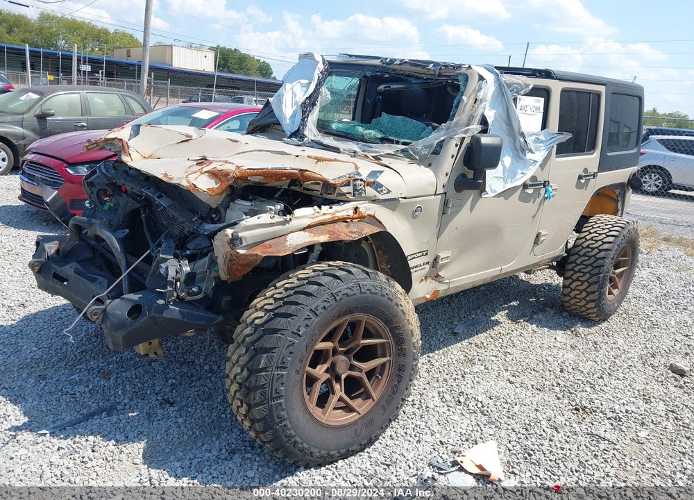 2016 JEEP WRANGLER UNLIMITED SPORT VIN: 1C4BJWDG0GL271844